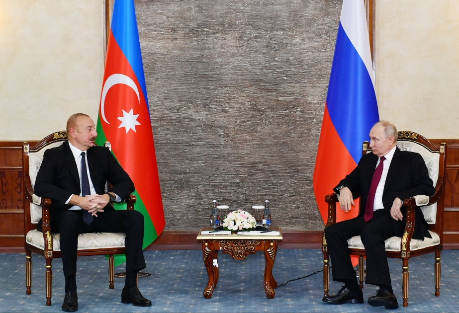 Bişkekdə Azərbaycan Prezidenti İlham Əliyevin Rusiya Prezidenti Vladimir Putin ilə görüşü olub YENİLƏNİB -3 VİDEO