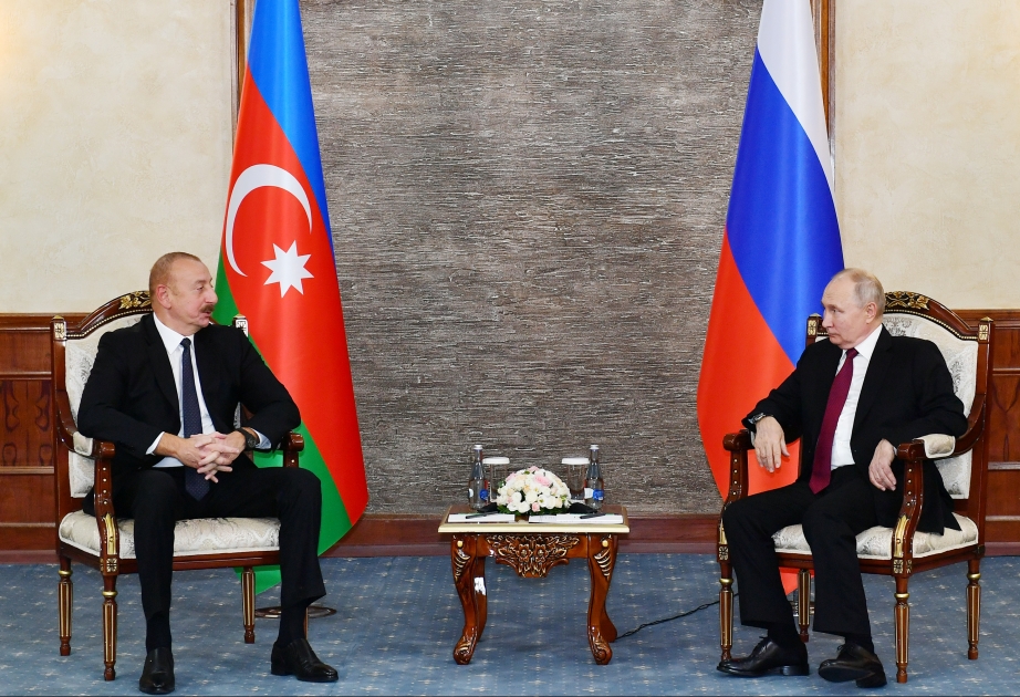 En Bishkek comenzó la reunión del Presidente de Azerbaiyán con el Presidente de Rusia ACTUALIZADO