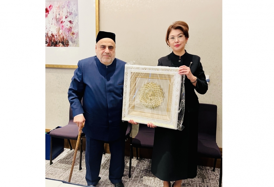 Председатель Управления мусульман Кавказа встретился с министром культуры и информации Казахстана