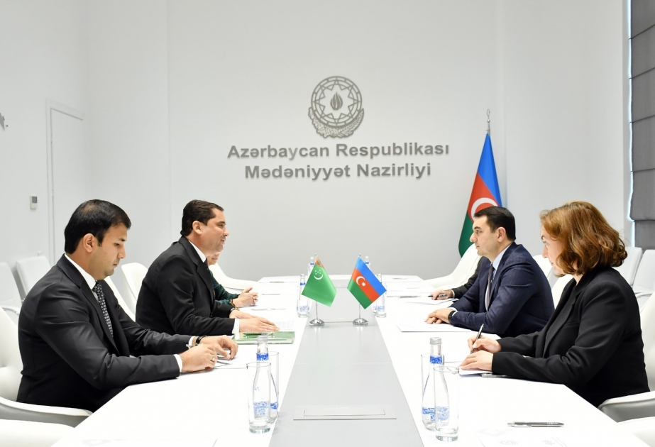Azərbaycanla Türkmənistan arasında mədəniyyət sahəsində əməkdaşlığın dərinləşdirilməsi məsələləri müzakirə edilib