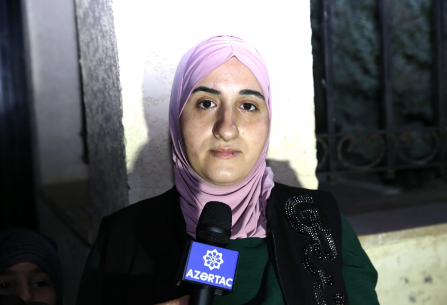 Keçmiş məcburi köçkün: Füzuliyə getdiyim üçün çox sevinirəm