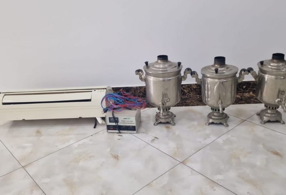 Biləsuvarda evlərdən oğurluq edən şəxslər saxlanılıb