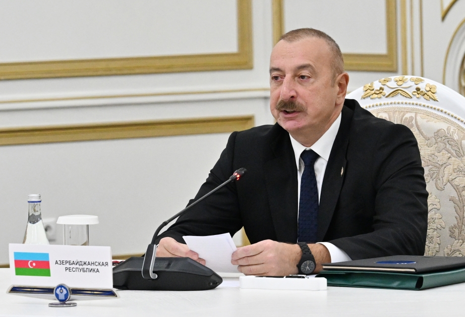 President Ilham Aliyev thanked his colleagues for supporting Azerbaijan's candidacy to host CIS Games in 2025