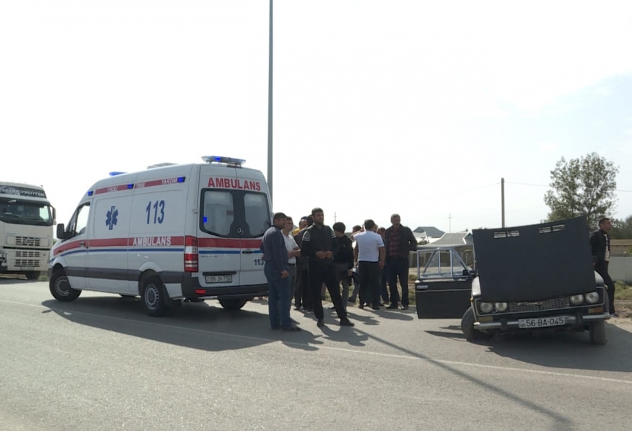 Şirvanda yol qəzasında 3 nəfər xəsarət alıb