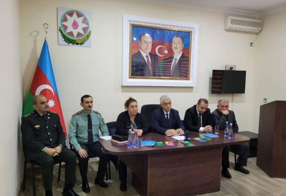 Cəzaçəkmə müəssisəsində dinləyicilərə narkomanlığa qarşı mübarizə ilə bağlı məlumat verilib