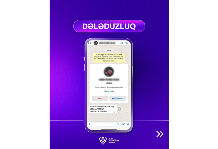 Kiberdələduzlar tərəfindən “Azercell” mobil operatoru adından saxta kampaniya həyata keçirilir - Xəbərdarlıq
