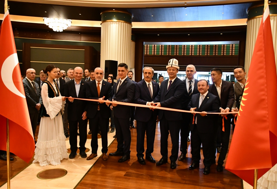 Kyrgyz artists exhibition kicks off in Turkish capital