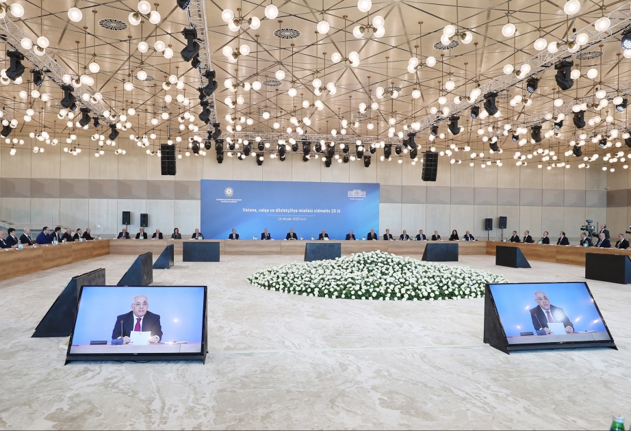 Baku hosts conference on "20 Years of Unparalleled Services to Motherland, People and Statehood"
