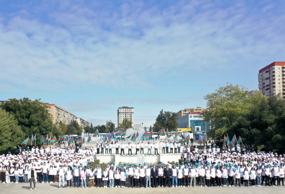 Sözümüz imzamızdır: 20 il -  Fləşmob