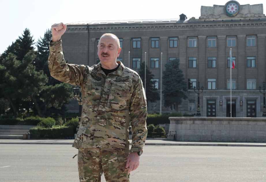 Президент: Азербайджанский народ завоевал такую Победу, которая останется с нами навечно