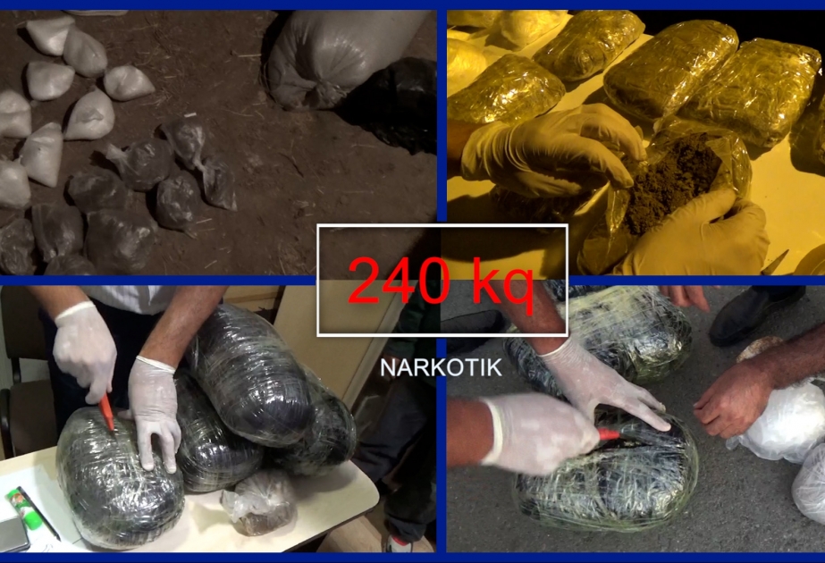 Son bir ayda “qara bazar”da dəyəri 5 milyon manat olan 240 kiloqram narkotik vasitə dövriyyədən çıxarılıb VİDEO