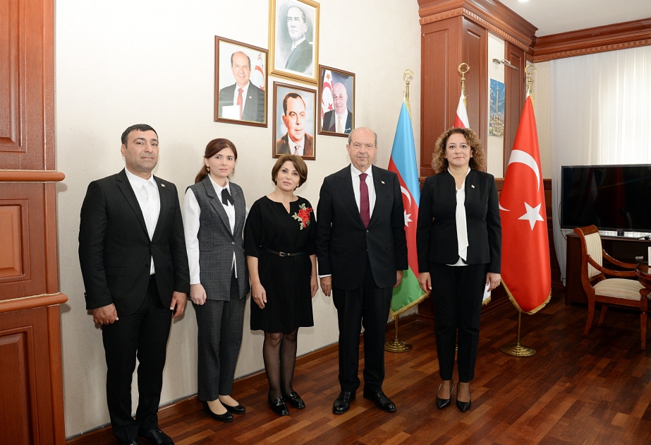 President Ersin Tatar visits Representative Office of Northern Cyprus in Azerbaijan