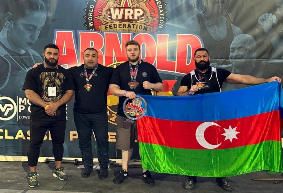 Four Azerbaijani powerlifters crowned European champions