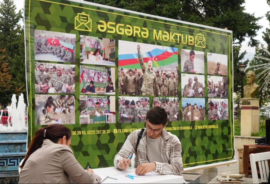 Zaqatalada “Əsgərə məktub” layihəsi