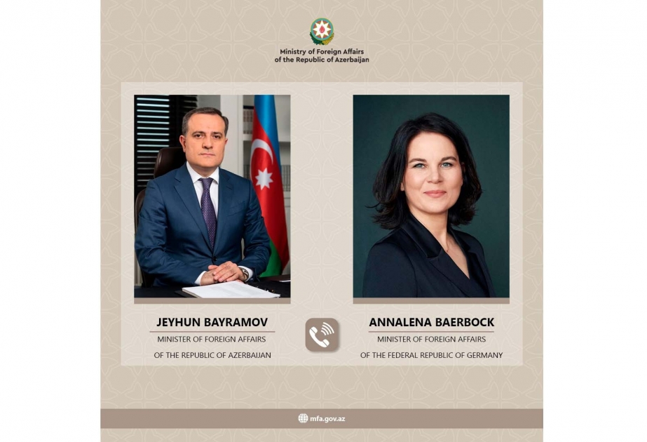 Ceyhun Bayramov almaniyalı həmkarını bölgədəki cari vəziyyət barədə məlumatlandırıb