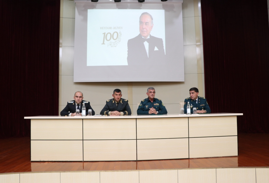Hərbi Prokurorluq Dövlət Sərhəd Xidməti ilə birlikdə Ulu Öndərin 100 illik yubileyi ilə bağlı tədbir keçirib