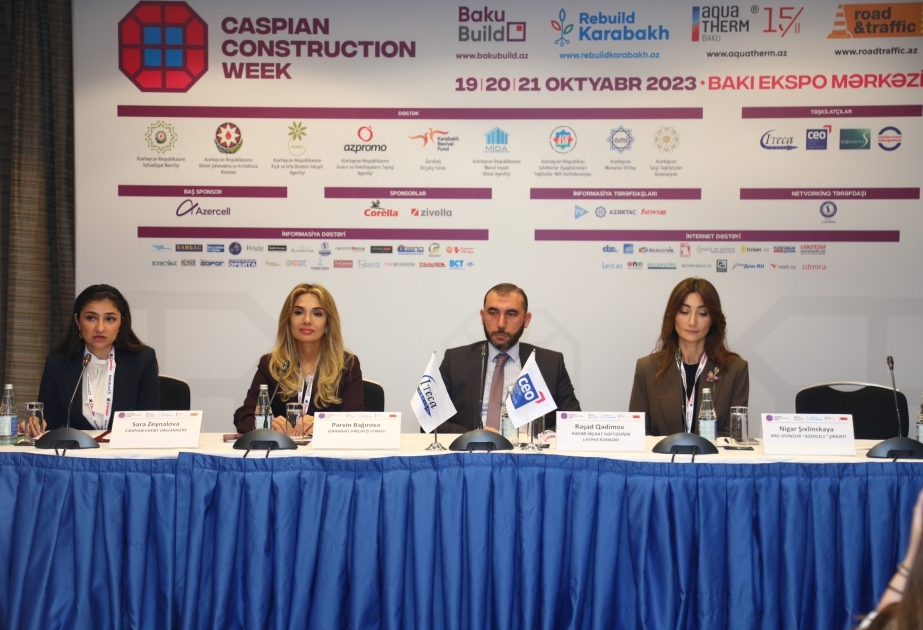 Bakıda “Xəzər İnşaat Həftəsi” sərgisi başlayır