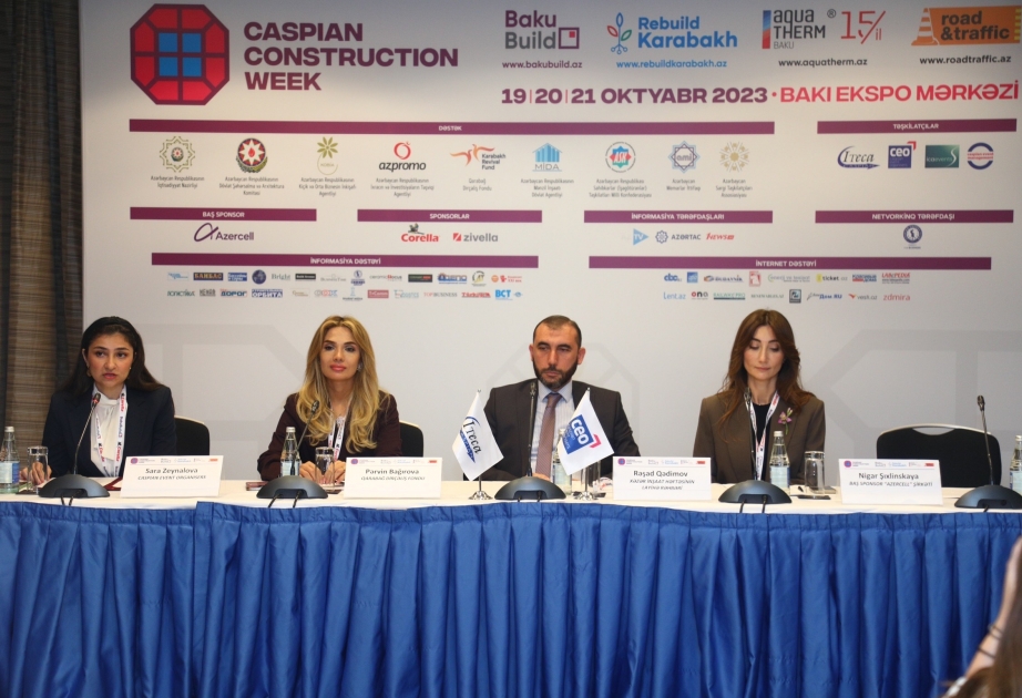 Press conference held for Caspian Construction Week