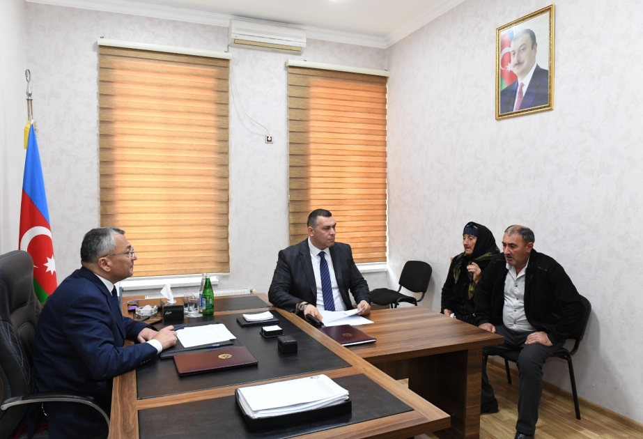 Dövlət Komitəsində keçmiş məcburi köçkünlərin müraciətləri dinlənilib