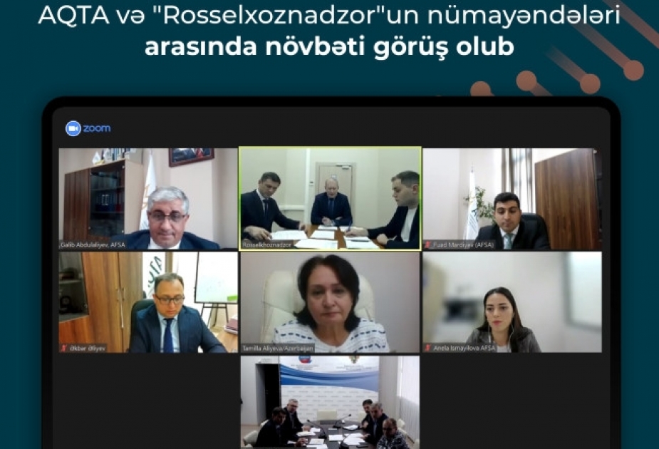 AQTA və "Rosselxoznadzor"un nümayəndələri arasında görüş olub