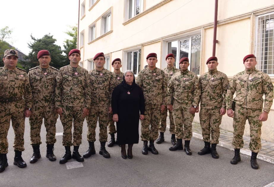 Daxili Qoşunların şəhid hərbi qulluqçusu Elçin Nadirovun xatirəsi anılıb