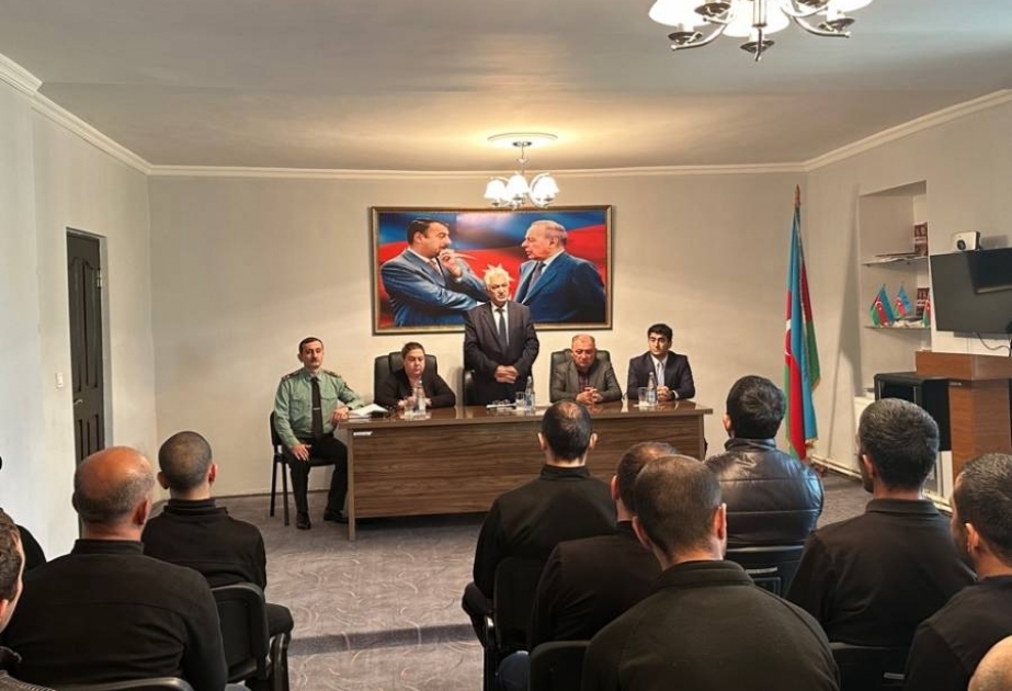 Cəzaçəkmə müəssisəsində dinləyicilərə narkotiklərin törətdiyi sosial bəlalar barədə məlumat verilib