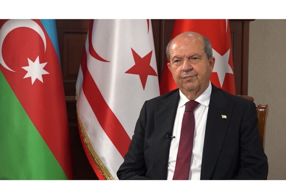 President of the Turkish Republic of Northern Cyprus Ersin Tatar`s exclusive interview with AZERTAC VIDEO