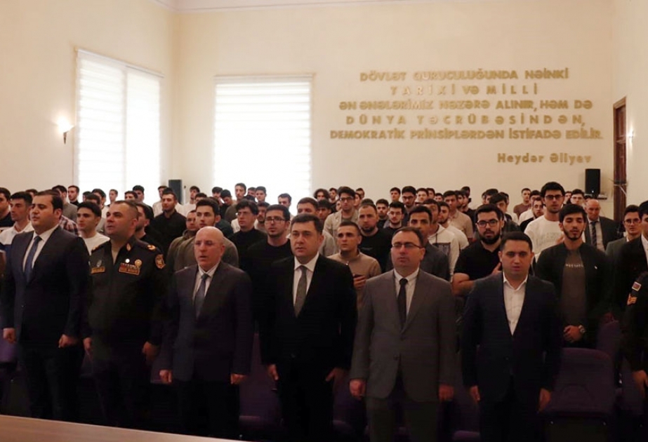 Milli Müdafiə Universitetinin nümayəndə heyəti Dövlət İdarəçilik Akademiyasında olub