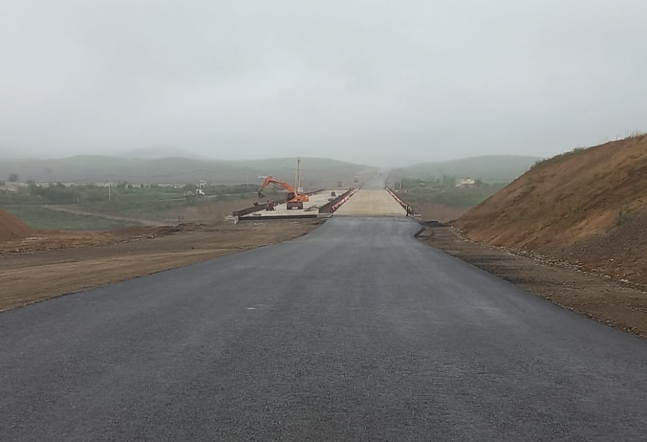 La construction de l’autoroute Aghdam-Fuzouli bat son plein