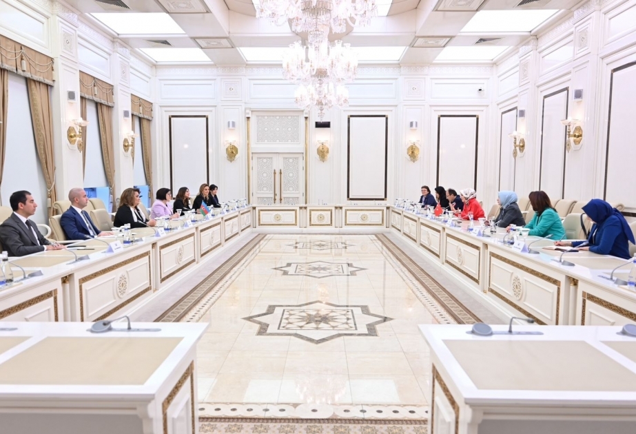 La présidente du Milli Medjlis rencontre la ministre turque de la Famille et des Affaires sociales