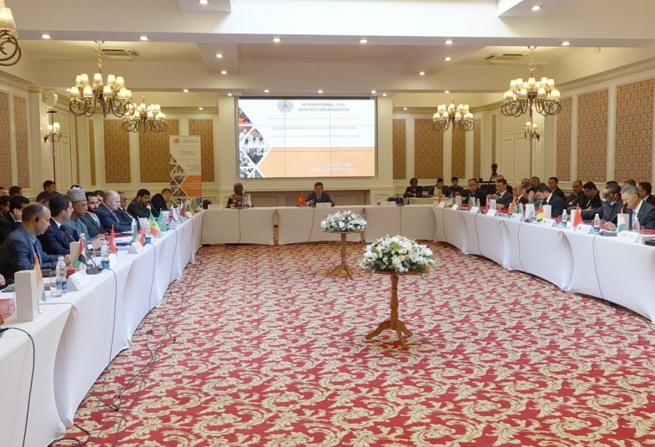 Kəmaləddin Heydərov Bişkekdə Beynəlxalq Mülki Müdafiə Təşkilatının İcraiyyə Şurasının sessiyasında iştirak edir
