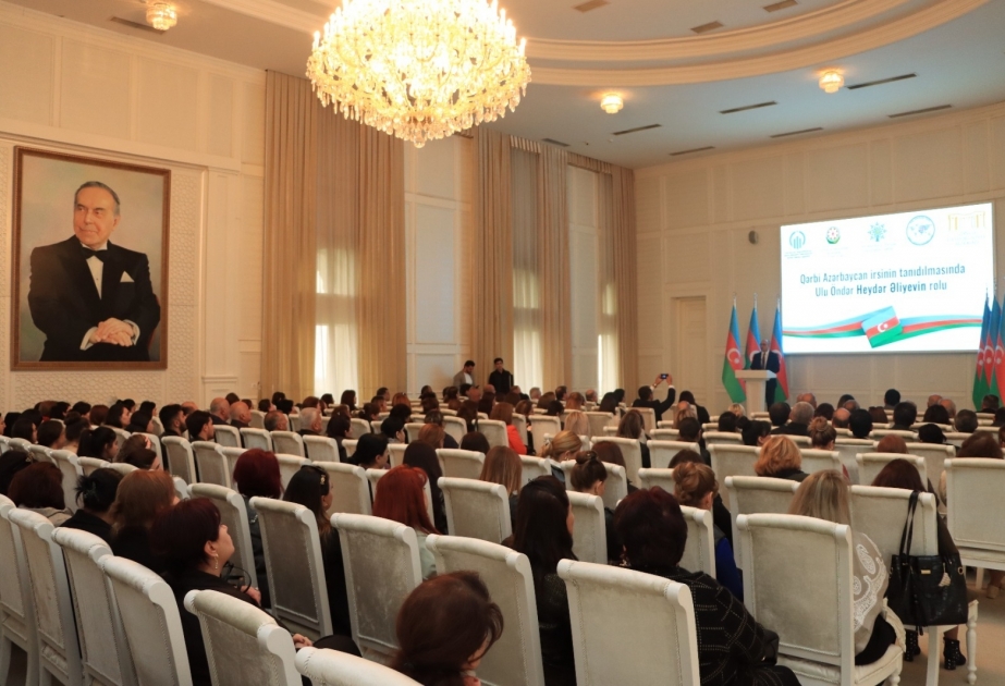 Gəncədə “Qərbi Azərbaycan irsinin tanıdılmasında Ulu Öndər Heydər Əliyevin rolu” adlı elmi–praktik-konfrans keçirilib