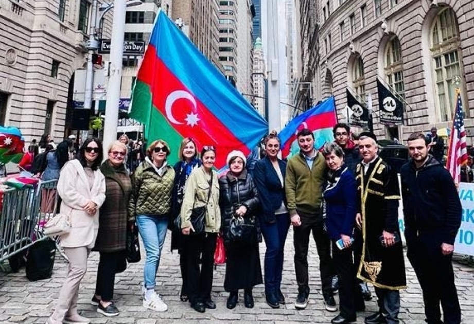 В знаменитом парке в Нью-Йорке поднят флаг Азербайджана