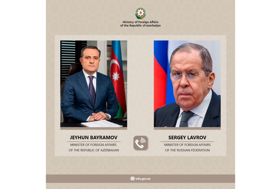 Conversation téléphonique des chefs de la diplomatie azerbaïdjanaise et russe