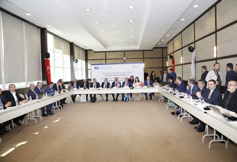 Türk Dünyası Bələdiyyələr Birliyinin İdarə Heyətinin növbəti iclası keçirilib
