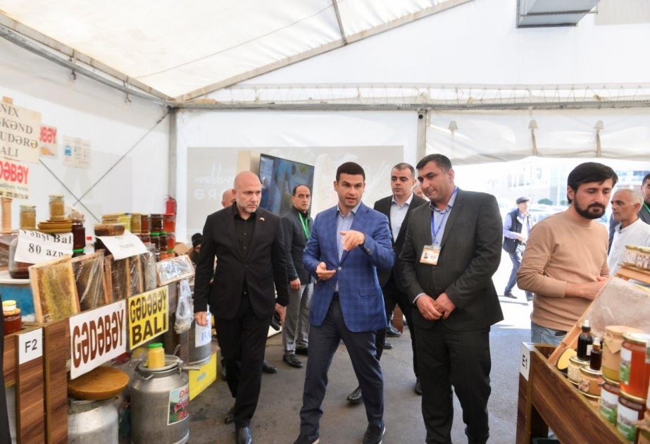 KOBİA nümayəndələri arıçılıq məhsullarının sərgi-satış yarmarkasında olublar