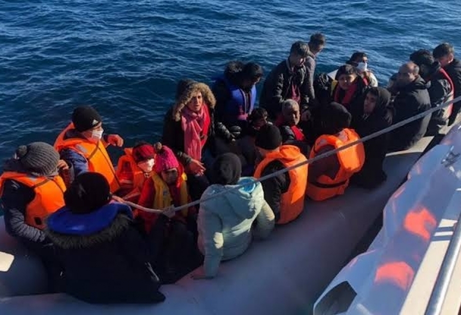 Türkiyə ərazisini qanunsuz yollarla tərk etmək istəyən miqrantlar saxlanılıblar