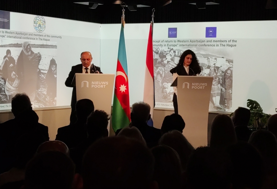 Haaqada “Qərbi Azərbaycana Qayıdış Konsepsiyası və icmanın Avropadakı üzvləri” mövzusunda beynəlxalq konfrans keçirilib VİDEO