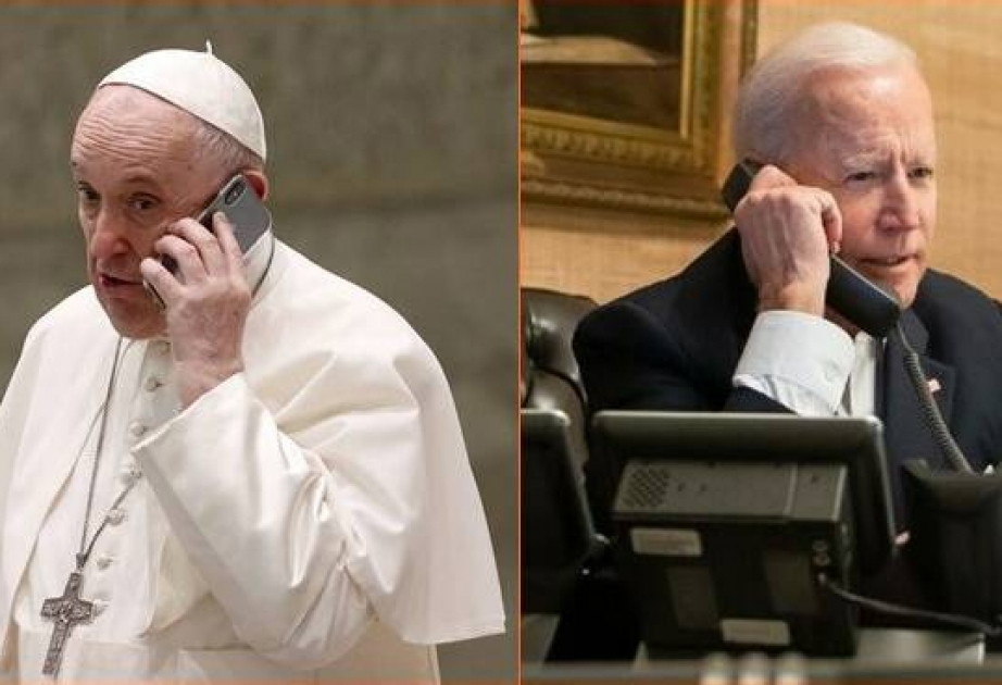Papa Fransisk ilə Cozef Bayden arasında telefon danışığı olub