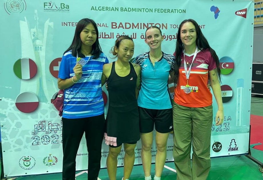 Azərbaycan badmintonçuları Paris Olimpiadasına reytinq xalları verən yarışda iki medal qazanıblar