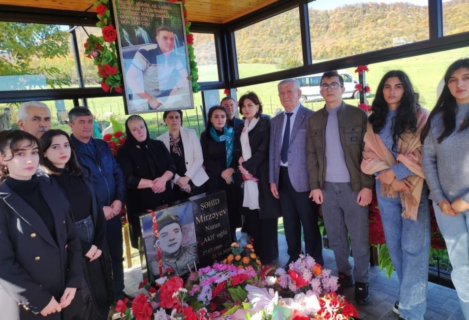 ADPU-nun Quba filialının müəllim və tələbələri şəhid ailəsini ziyarət edib