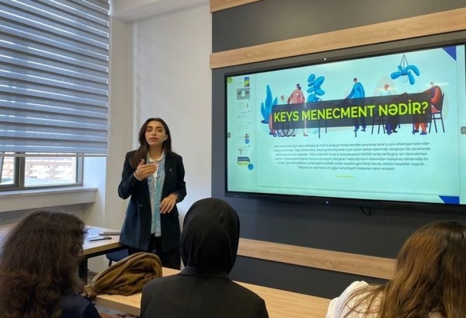 DOST Agentliyinin əməkdaşları BDU tələbələrini keys menecmenti ilə bağlı məlumatlandırıblar