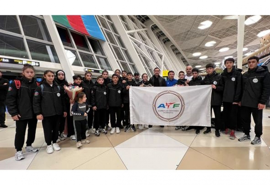 Avropa birinciliyində uğur qazanan taekvondoçular Vətənə qayıdıblar