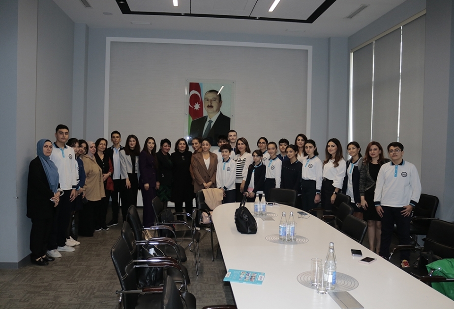 Şagirdlərin ölkədaxili və beynəlxalq layihələrdə iştirakı –  20 nömrəli məktəb-liseydə tədbir