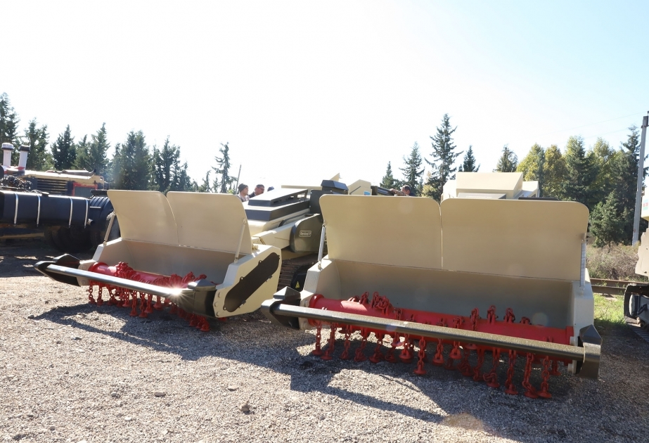 ANAMA: В процессе разминирования освобожденных территорий задействованы 4 механические машины азербайджанского производства