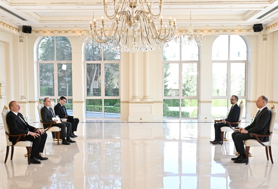Presidente de Azerbaiyán recibe las cartas credenciales del flamante Embajador de Suiza en el país