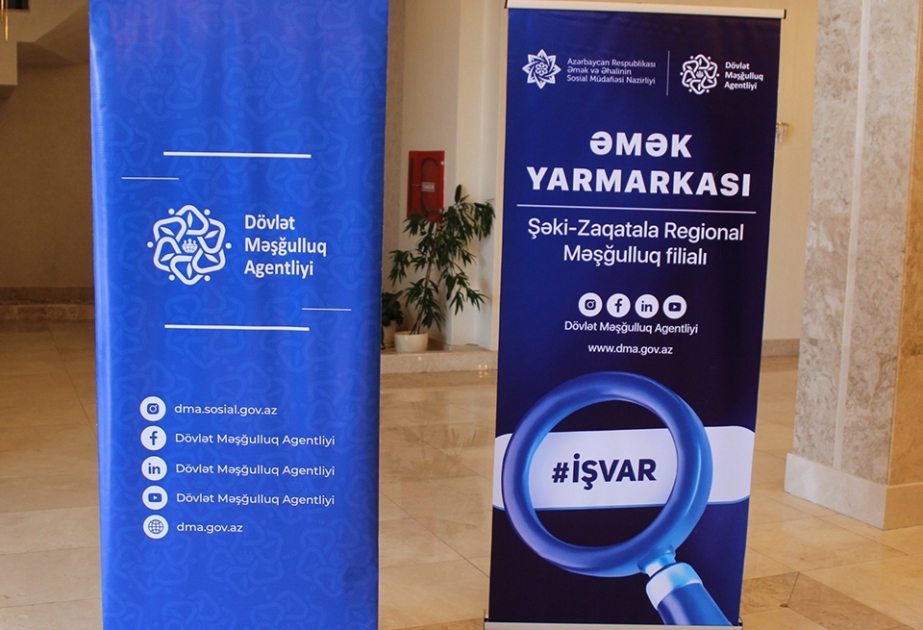 Qəbələdə keçirilən əmək yarmarkasına 16 müəssisədən 189 vakansiya təqdim edilib