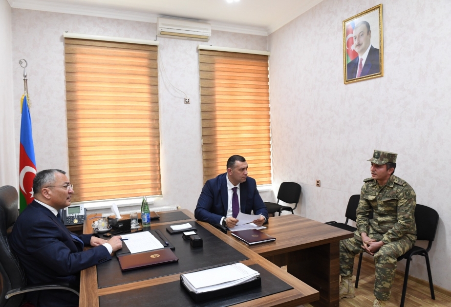Dövlət Komitəsində keçmiş məcburi köçkünlərin müraciətləri dinlənilib