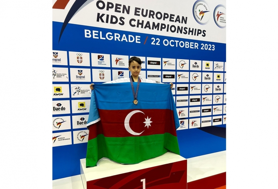 Aserbaidschanische Taekwondo-Kämpfer gewinnen fünf Medaillen bei den Kinder-Europameisterschaften in Belgrad