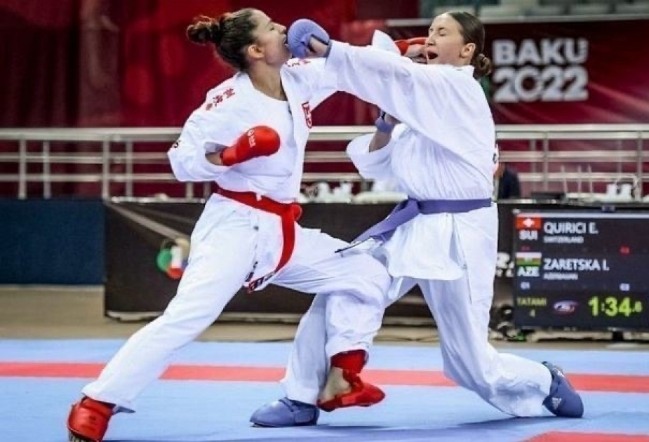 Azerbaijan’s Zaretska reaches final of World Karate Championships